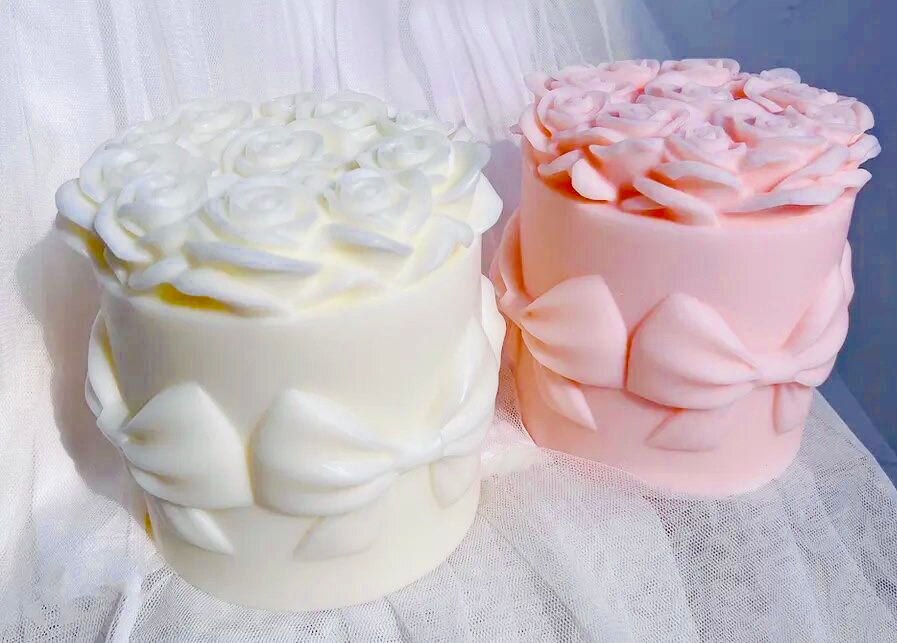 miscellaneous : Pretty XXL Styling Decor Bow Candles
